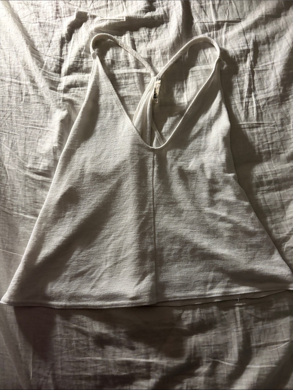 Wilfred White V-Neck Strappy Tank